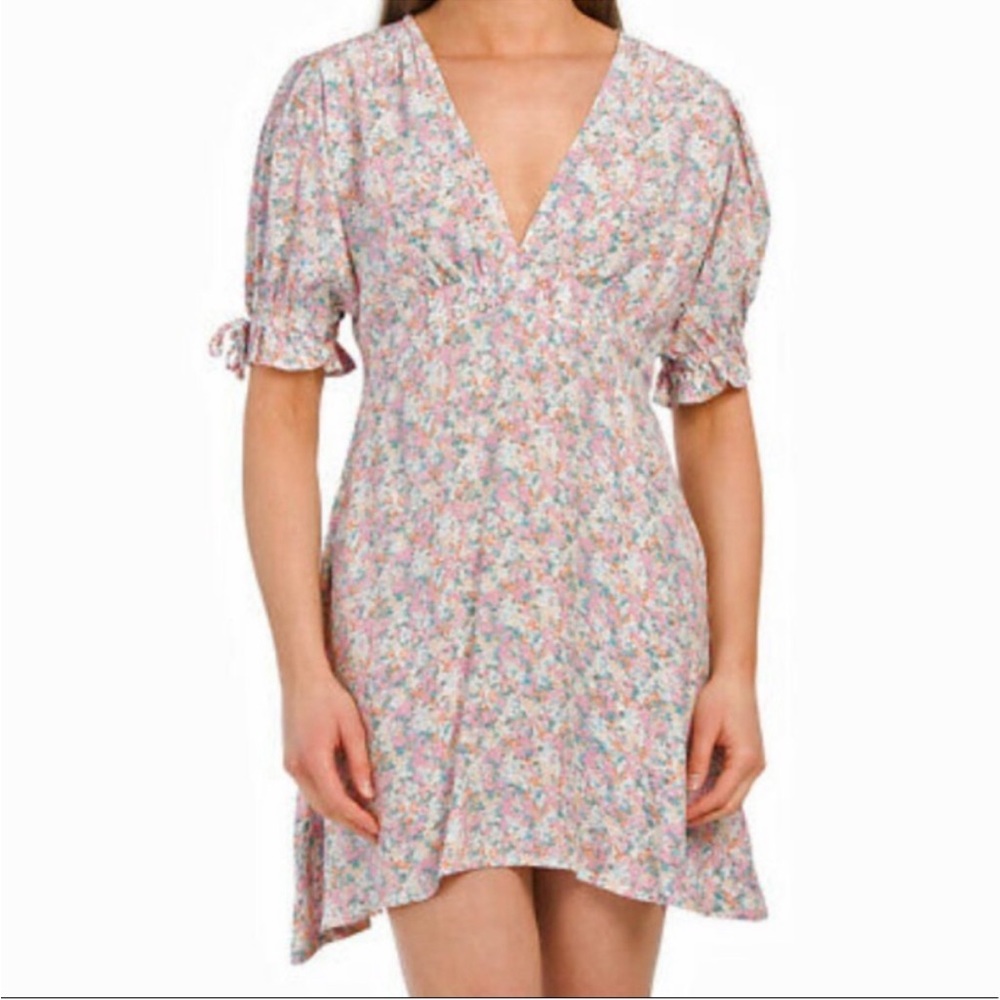 Faithfull the Brand Tonia Vionette Floral Mini Dress